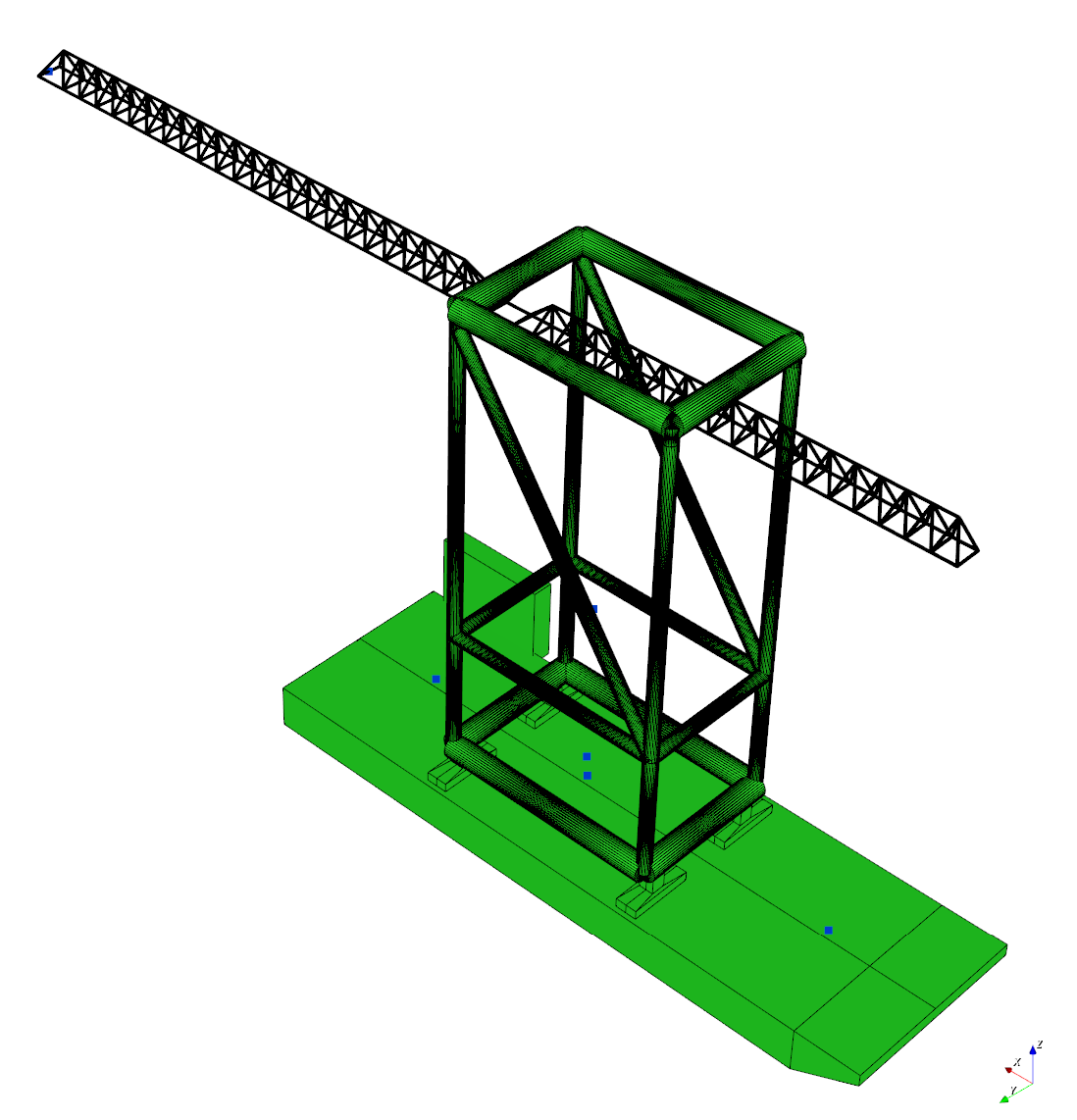 Alkor Barge - STS Crane Transportation and Mooring Studies